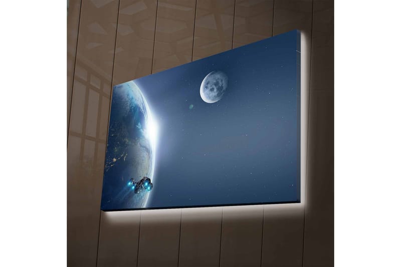 Veggdekorasjon LED-belysning Canvas Bilde - Interiør - Maleri & posters - Lerretsbilder