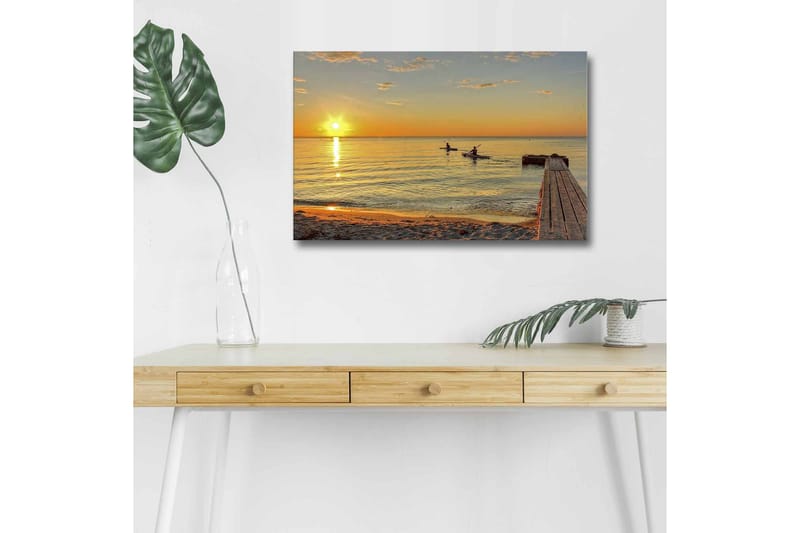 Veggdekorasjon LED-belysning Canvas Bilde - Interiør - Maleri & posters - Lerretsbilder