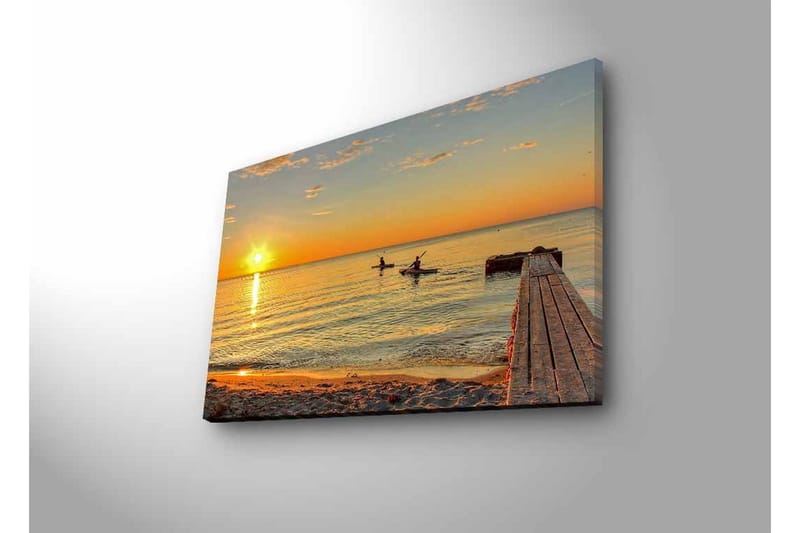 Veggdekorasjon LED-belysning Canvas Bilde - Interiør - Maleri & posters - Lerretsbilder