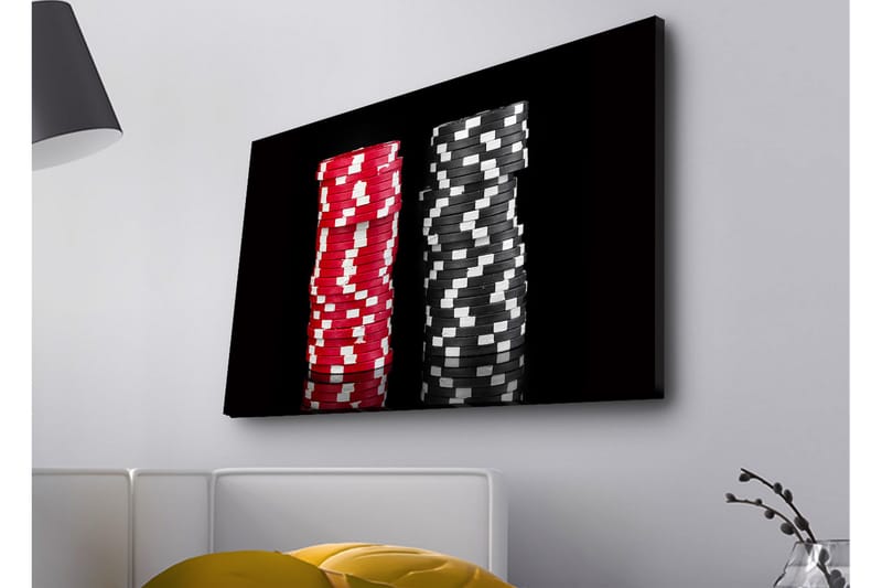 Veggdekorasjon LED-belysning Canvas Bilde - Interiør - Maleri & posters - Lerretsbilder