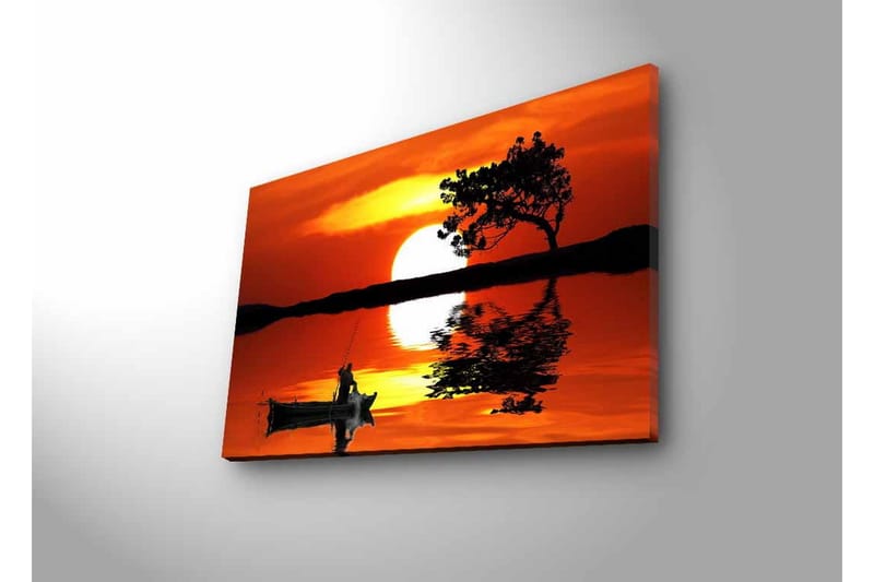 Veggdekorasjon LED-belysning Canvas Bilde - Interiør - Maleri & posters - Lerretsbilder
