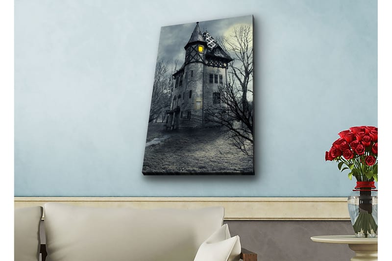 Veggdekorasjon LED-belysning Canvas Bilde - Interiør - Maleri & posters - Lerretsbilder