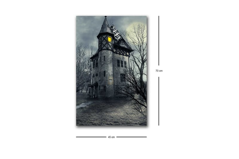 Veggdekorasjon LED-belysning Canvas Bilde - Interiør - Maleri & posters - Lerretsbilder