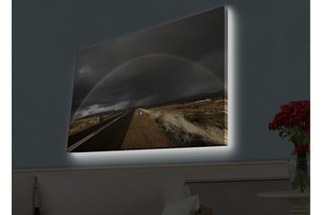 Veggdekorasjon LED-belysning Canvas Bilde - Interiør - Maleri & posters - Lerretsbilder
