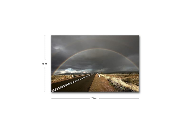 Veggdekorasjon LED-belysning Canvas Bilde - Interiør - Maleri & posters - Lerretsbilder
