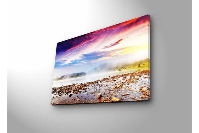 Veggdekorasjon LED-belysning Canvas Bilde - Interiør - Maleri & posters - Lerretsbilder