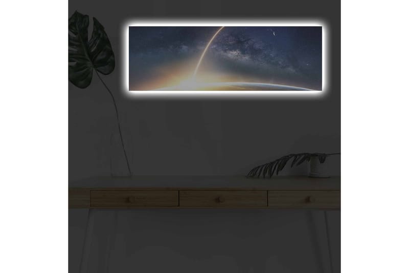 Veggdekorasjon LED-belysning Canvas Bilde - Interiør - Maleri & posters - Lerretsbilder