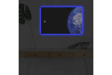 Veggdekorasjon LED-belysning Canvas Bilde - Interiør - Maleri & posters - Lerretsbilder