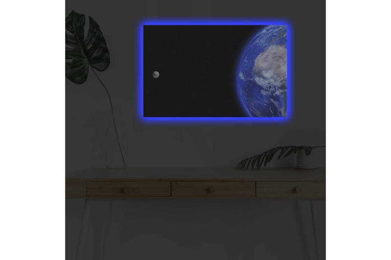 Veggdekorasjon LED-belysning Canvas Bilde - Interiør - Maleri & posters - Lerretsbilder