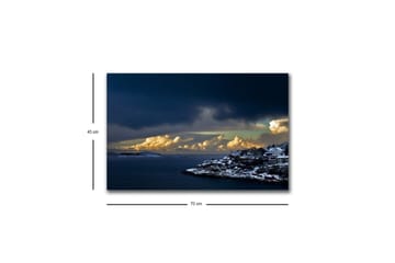 Veggdekorasjon LED-belysning Canvas Bilde - Interiør - Maleri & posters - Lerretsbilder