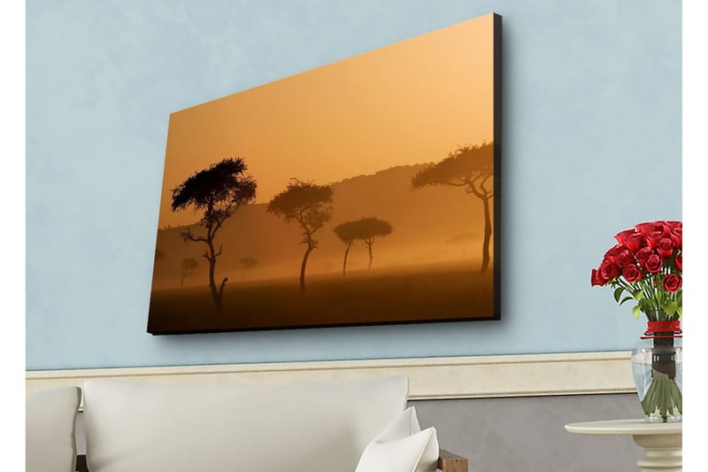 Veggdekorasjon LED-belysning Canvas Bilde - Interiør - Maleri & posters - Lerretsbilder
