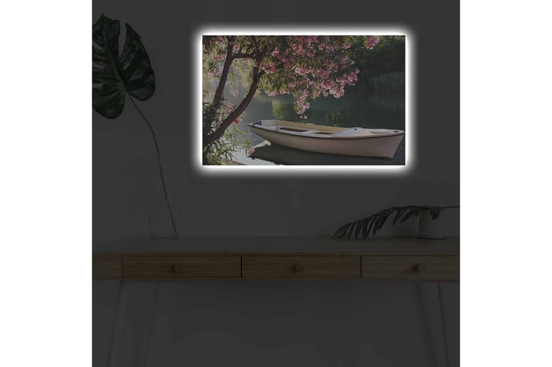 Veggdekorasjon LED-belysning Canvas Bilde - Interiør - Maleri & posters - Lerretsbilder