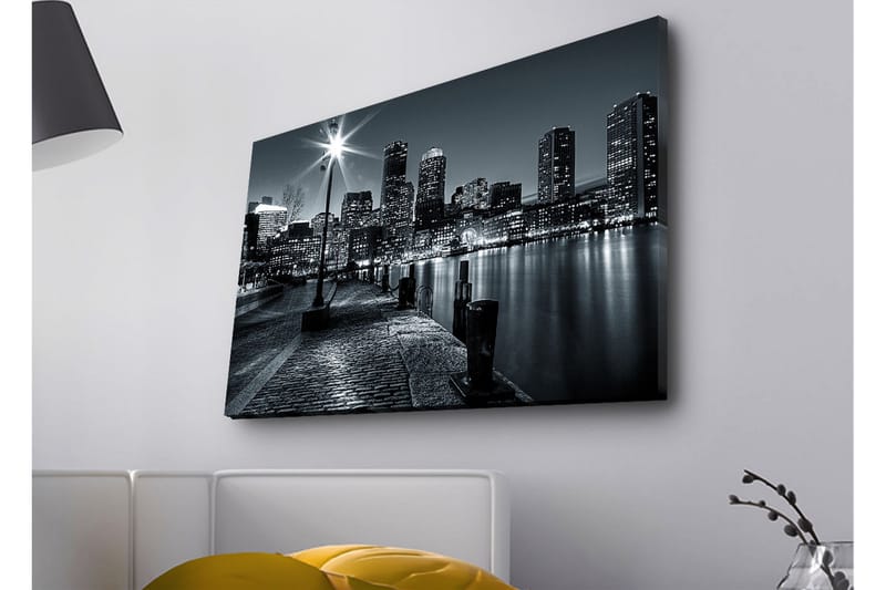 Veggdekorasjon LED-belysning Canvas Bilde - Interiør - Maleri & posters - Lerretsbilder