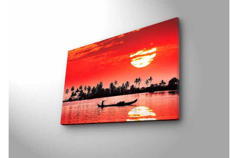 Veggdekorasjon LED-belysning Canvas Bilde - Interiør - Maleri & posters - Lerretsbilder