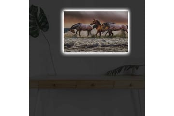 Veggdekorasjon LED-belysning Canvas Bilde - Interiør - Maleri & posters - Lerretsbilder