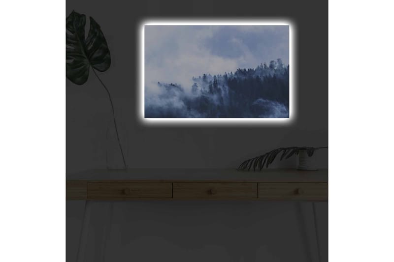 Veggdekorasjon LED-belysning Canvas Bilde - Interiør - Maleri & posters - Lerretsbilder