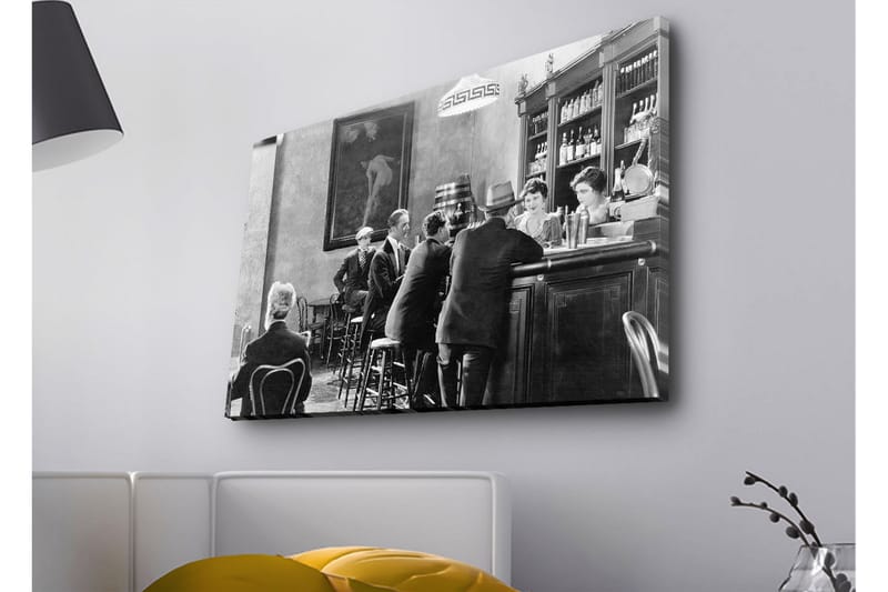 Veggdekorasjon LED-belysning Canvas Bilde - Interiør - Maleri & posters - Lerretsbilder