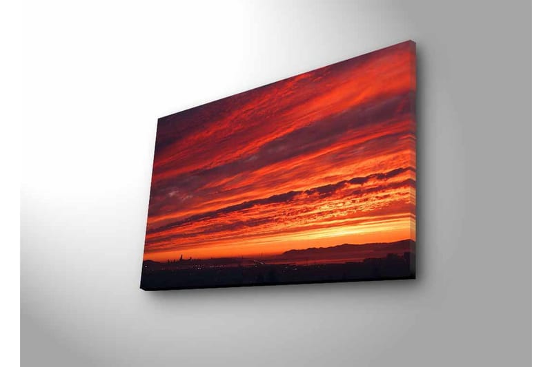 Veggdekorasjon LED-belysning Canvas Bilde - Interiør - Maleri & posters - Lerretsbilder