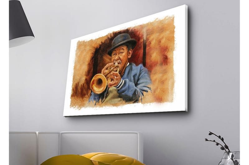 Veggdekorasjon LED-belysning Canvas Bilde - Interiør - Maleri & posters - Lerretsbilder