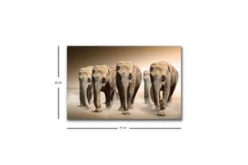 Veggdekorasjon LED-belysning Canvas Bilde - Interiør - Maleri & posters - Lerretsbilder
