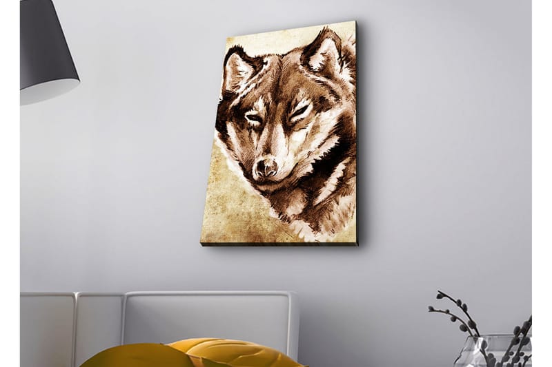 Veggdekorasjon LED-belysning Canvas Bilde - Interiør - Maleri & posters - Lerretsbilder