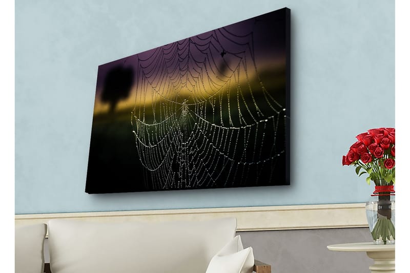 Veggdekorasjon LED-belysning Canvas Bilde - Interiør - Maleri & posters - Lerretsbilder