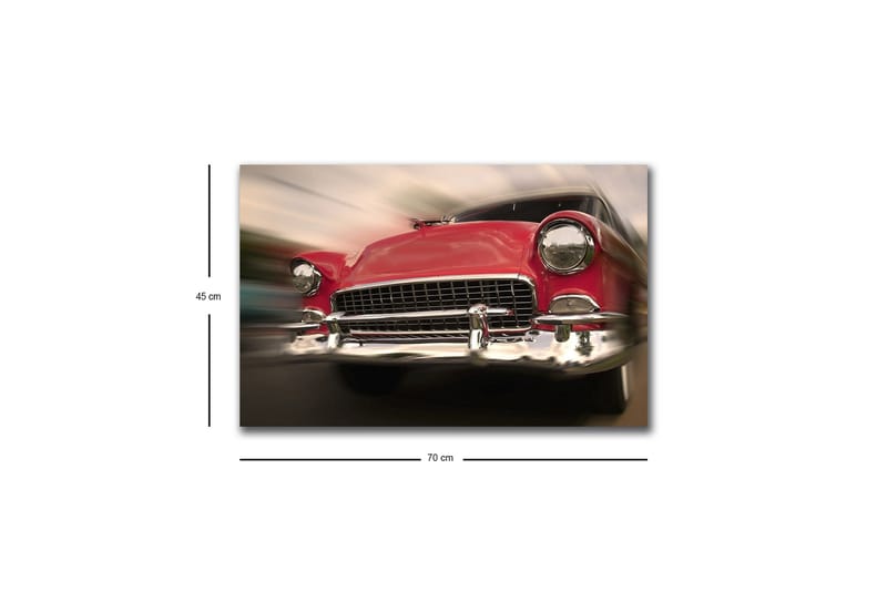 Veggdekorasjon LED-belysning Canvas Bilde - Interiør - Maleri & posters - Lerretsbilder
