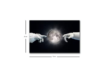 Veggdekorasjon LED-belysning Canvas Bilde - Interiør - Maleri & posters - Lerretsbilder