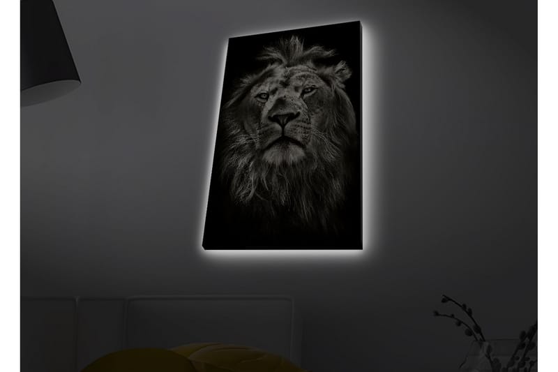 Veggdekorasjon LED-belysning Canvas Bilde - Interiør - Maleri & posters - Lerretsbilder