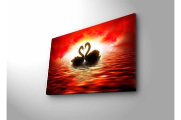 Veggdekorasjon LED-belysning Canvas Bilde - Interiør - Maleri & posters - Lerretsbilder