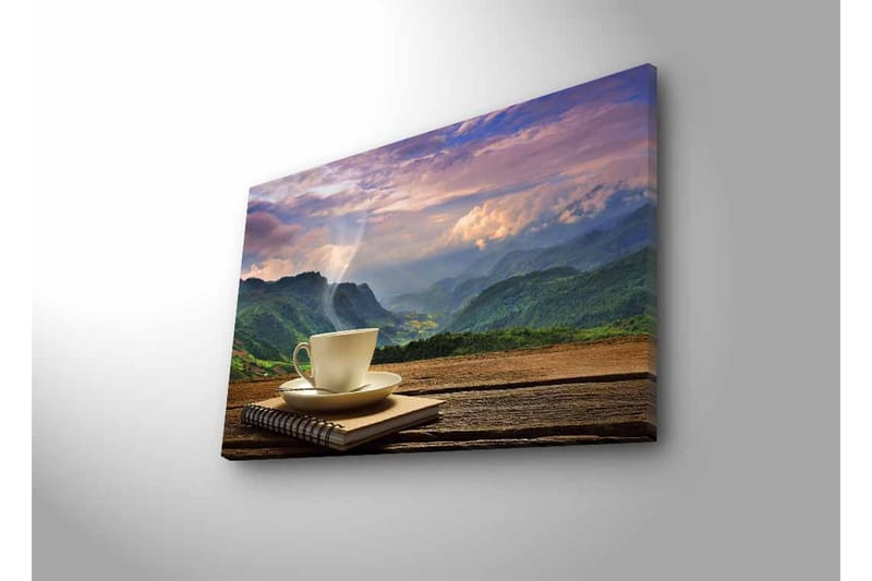 Veggdekorasjon LED-belysning Canvas Bilde - Interiør - Maleri & posters - Lerretsbilder