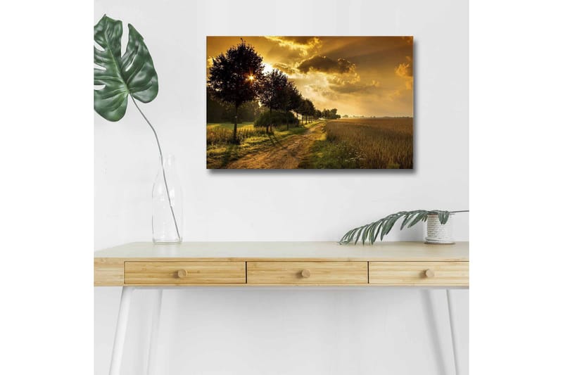 Veggdekorasjon LED-belysning Canvas Bilde - Interiør - Maleri & posters - Lerretsbilder
