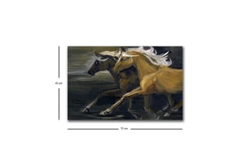 Veggdekorasjon LED-belysning Canvas Bilde - Interiør - Maleri & posters - Lerretsbilder