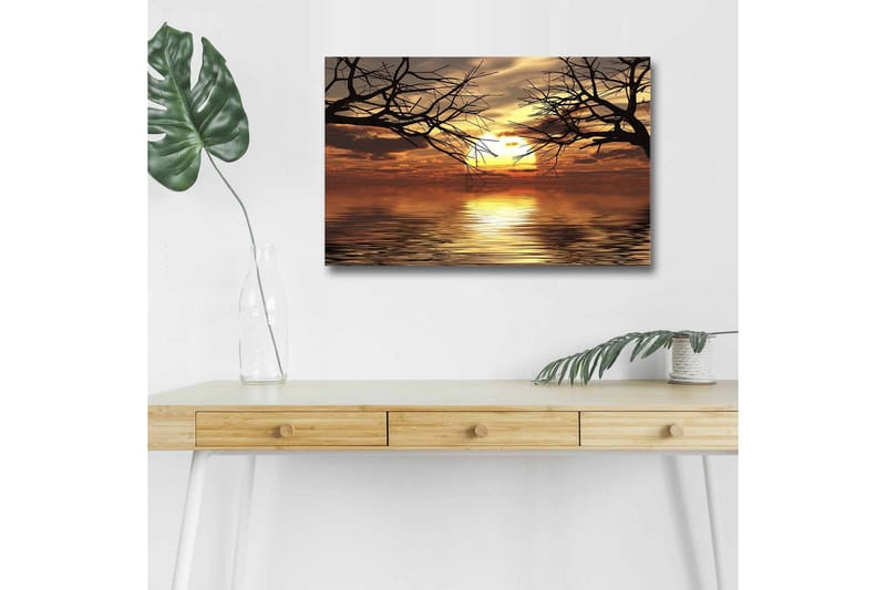 Veggdekorasjon LED-belysning Canvas Bilde - Interiør - Maleri & posters - Lerretsbilder