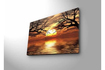 Veggdekorasjon LED-belysning Canvas Bilde - Interiør - Maleri & posters - Lerretsbilder