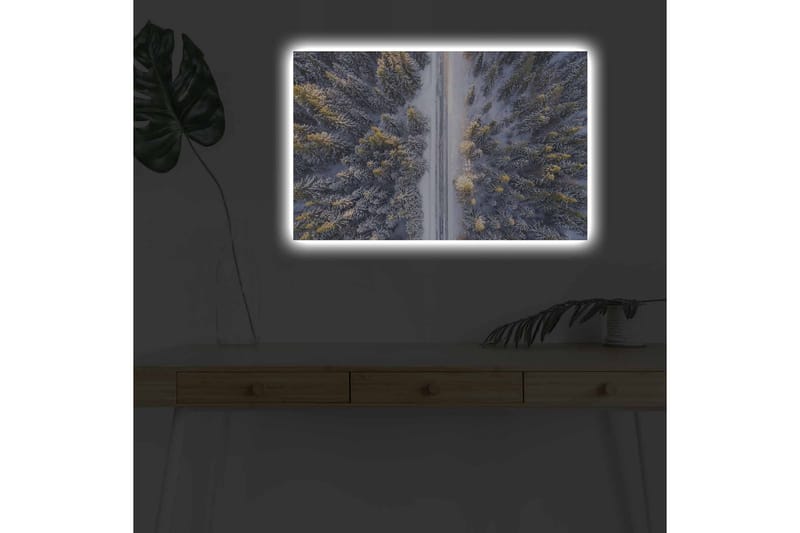 Veggdekorasjon LED-belysning Canvas Bilde - Interiør - Maleri & posters - Lerretsbilder
