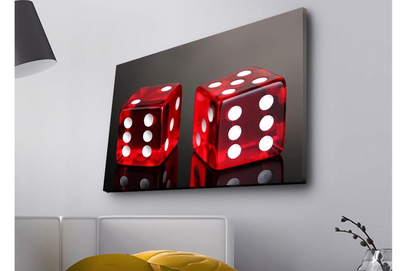 Veggdekorasjon LED-belysning Canvas Bilde - Interiør - Maleri & posters - Lerretsbilder