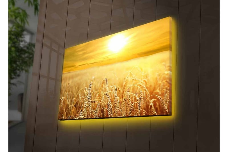Veggdekorasjon LED-belysning Canvas Bilde - Interiør - Maleri & posters - Lerretsbilder