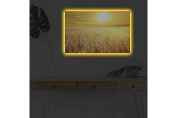 Veggdekorasjon LED-belysning Canvas Bilde - Interiør - Maleri & posters - Lerretsbilder