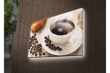Veggdekorasjon LED-belysning Canvas Bilde - Interiør - Maleri & posters - Lerretsbilder