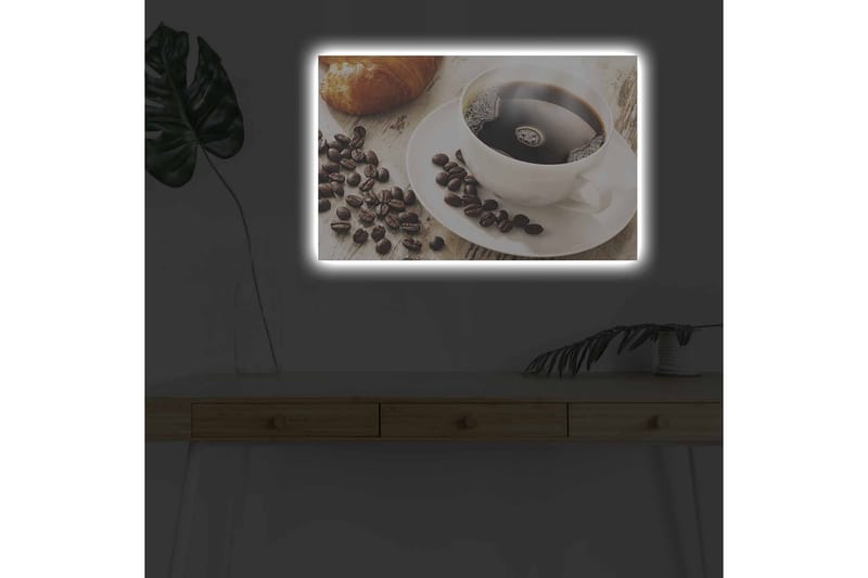 Veggdekorasjon LED-belysning Canvas Bilde - Interiør - Maleri & posters - Lerretsbilder