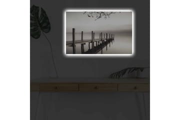 Veggdekorasjon LED-belysning Canvas Bilde - Interiør - Maleri & posters - Lerretsbilder