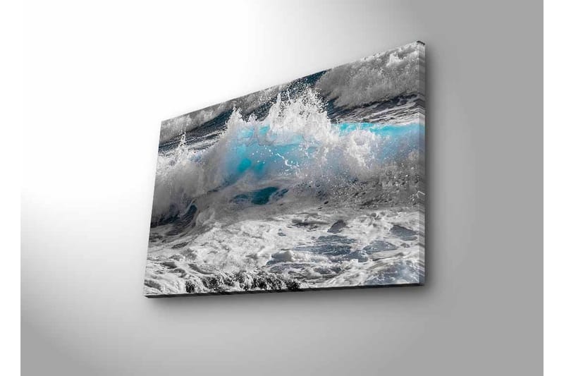 Veggdekorasjon LED-belysning Canvas Bilde - Interiør - Maleri & posters - Lerretsbilder