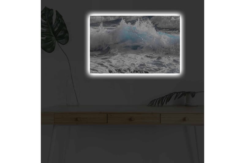 Veggdekorasjon LED-belysning Canvas Bilde - Interiør - Maleri & posters - Lerretsbilder