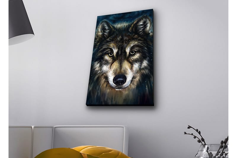 Veggdekorasjon LED-belysning Canvas Bilde - Interiør - Maleri & posters - Lerretsbilder