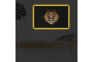 Veggdekorasjon LED-belysning Canvas Bilde - Interiør - Maleri & posters - Lerretsbilder