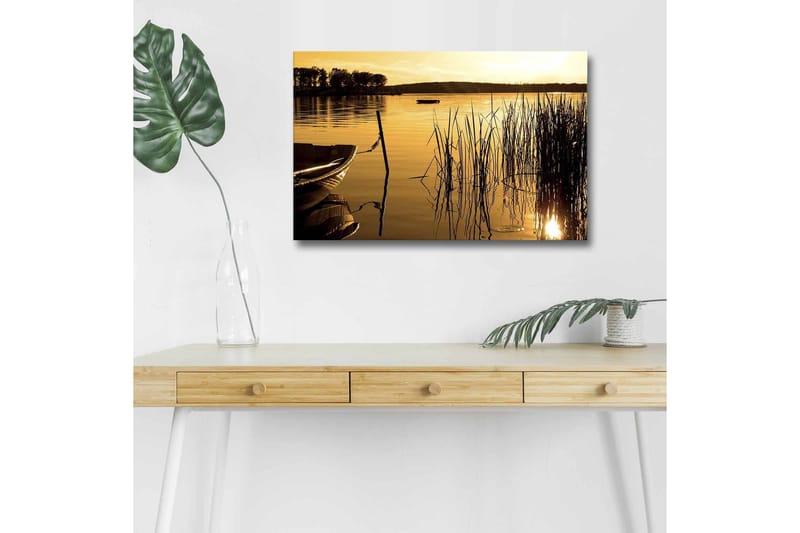 Veggdekorasjon LED-belysning Canvas Bilde - Interiør - Maleri & posters - Lerretsbilder