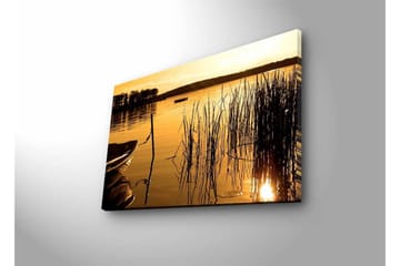 Veggdekorasjon LED-belysning Canvas Bilde - Interiør - Maleri & posters - Lerretsbilder