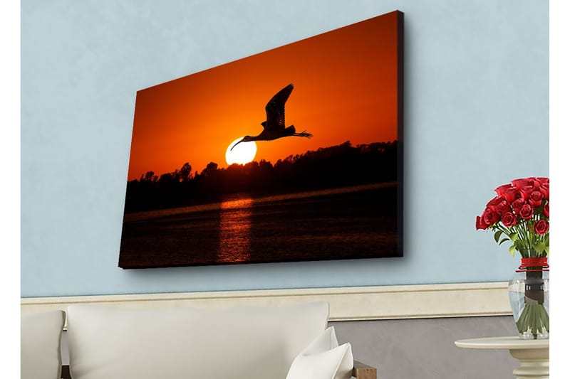 Veggdekorasjon LED-belysning Canvas Bilde - Interiør - Maleri & posters - Lerretsbilder