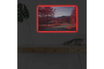 Veggdekorasjon LED-belysning Canvas Bilde - Interiør - Maleri & posters - Lerretsbilder